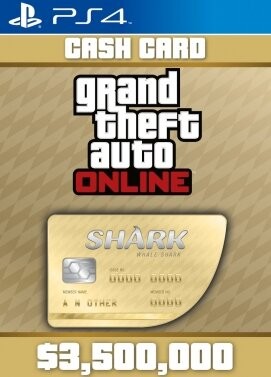 Grand Theft Auto Online: Whale Shark Cash Card PS4 (Germany)