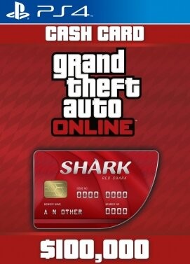 Grand Theft Auto Online: Red Shark Cash Card PS4 (France)